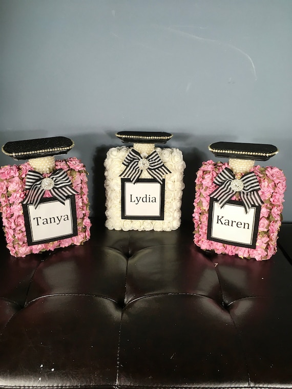 Chanel you later! A Perfume Themed Bridal Shower in Hot Pink