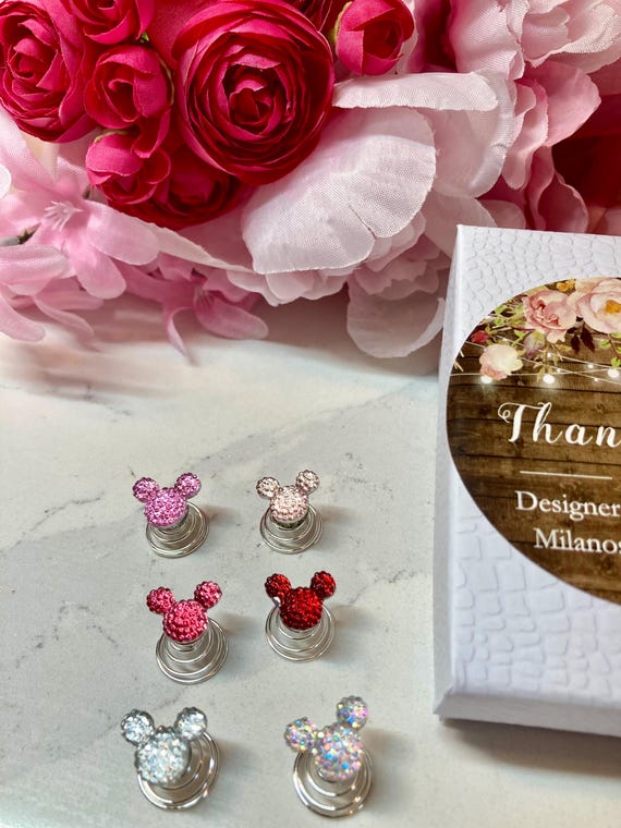 MICKEY HAIR CLIP, Disney Hair Pins, Valentine Mickey Hair Pins, Valentine's Day Hair Accessories, Disney Lovers Valentine Gift, Mickey Hair