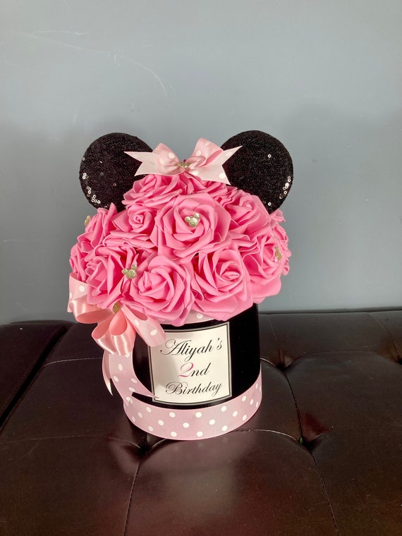 MINNIE MOUSE BIRTHDAY Centerpiece, 1st Birthday Centerpiece, Baby Shower Centerpiece, Minnie Party Decoration, 1st Birthday Centerpiece