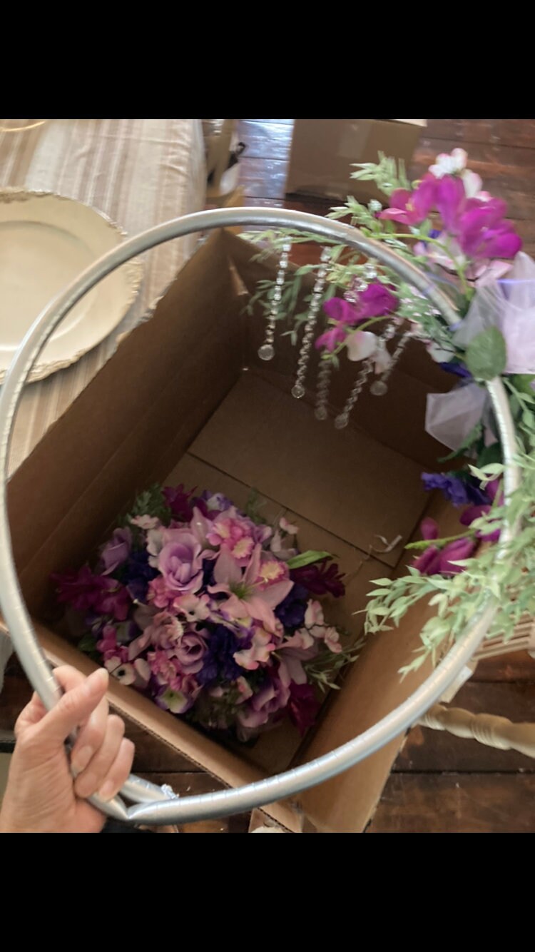 HOOP CENTERPIECE, Round Arch Centerpiece, Hoop Wedding Centerpiece