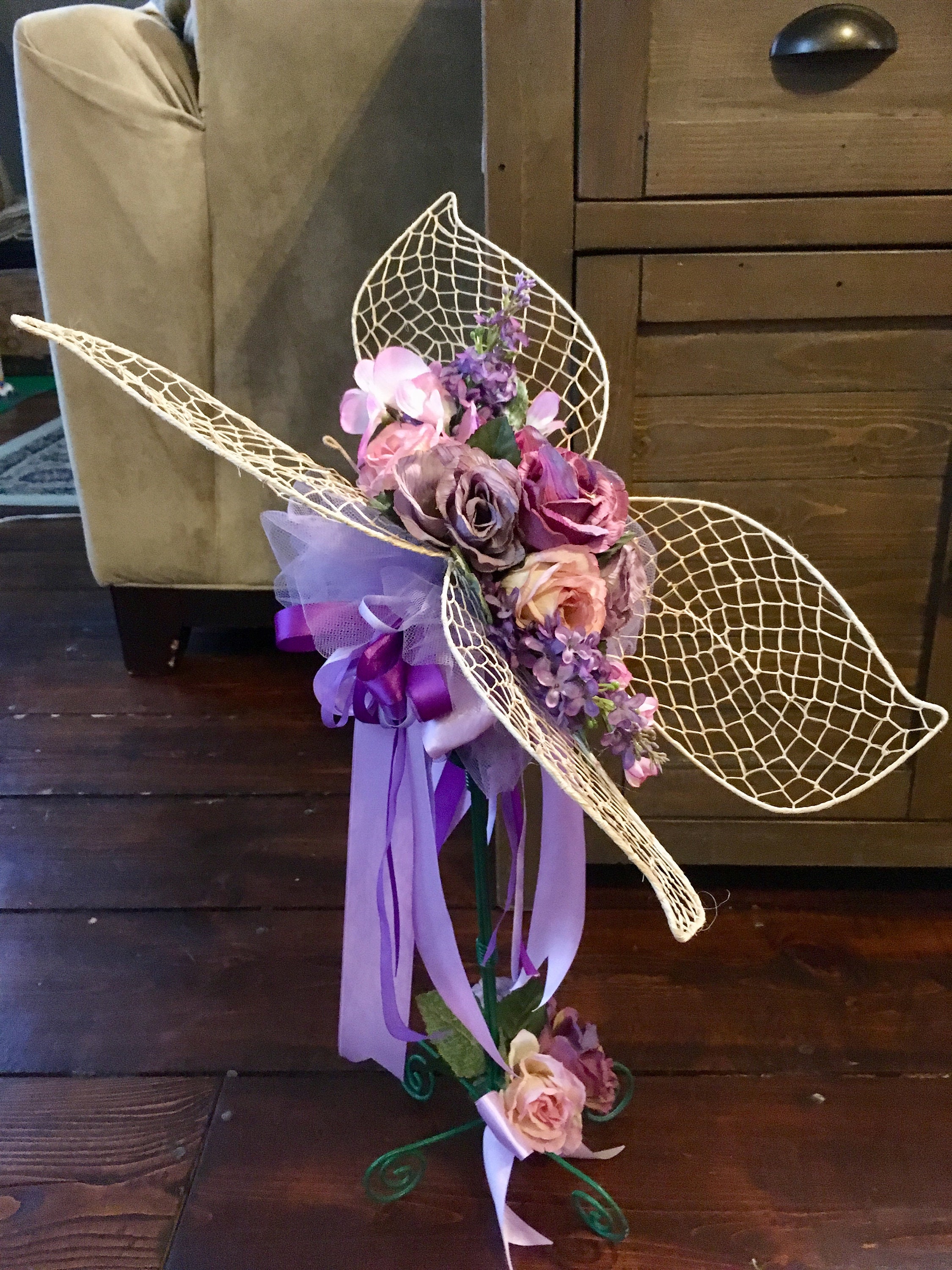 butterfly centerpiece, butterfly theme party, garden party, garden tea