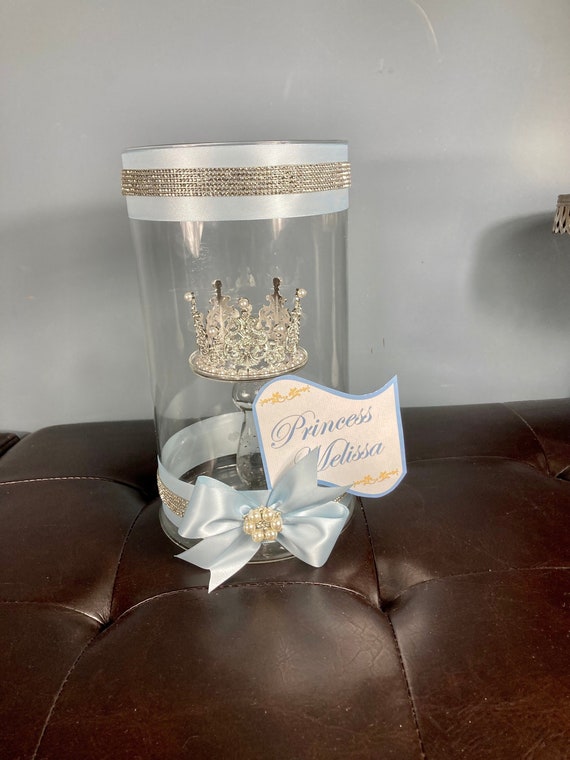 SILVER CROWN CENTERPIECE, Cinderella Centerpiece, 1st Birthday Centerpiece, Princess Centerpiece, Fairytale Wedding Centerpiece, Metal Crown