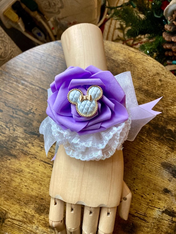 FAIRY TALE WEDDING Corsage, Disney Wedding Corsage, Fairy Tale Wedding Flower, Disney Wedding Flower, Disney Baby Shower Corsage, Mickey