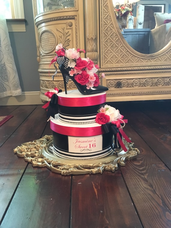 Shopping and Fashion Themed Centerpieces for Sweet 16, 21st, 30th, 40th,  50th Birthday Party