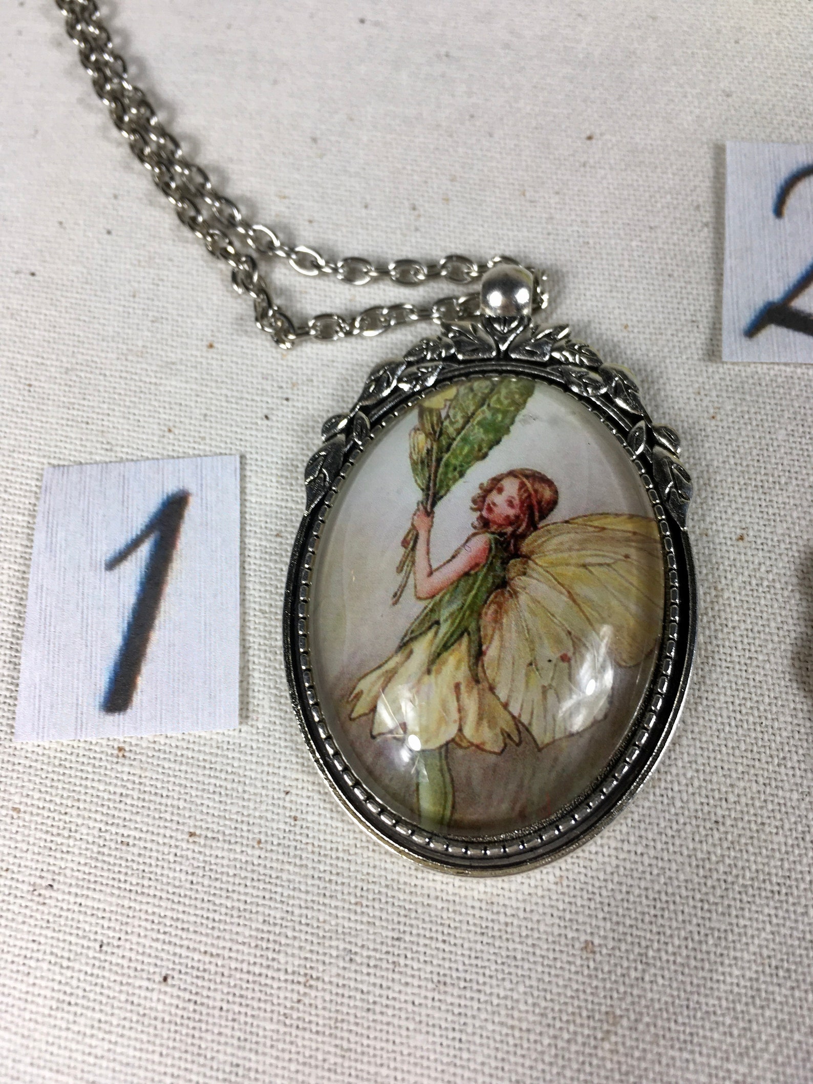 FAIRY NECKLACE Fairytale Jewelry Whimsical Fairy Pendant Etsy