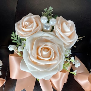 MICKEY CORSAGE, Mickey Wedding Flowers, Mickey Bouquet, Disney Wedding Flowers, Communion Corsage, Bridal Flowers, Wedding Corsages, mickey