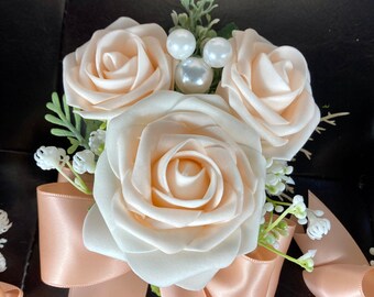 MICKEY CORSAGE, Mickey Wedding Flowers, Mickey Bouquet, Disney Wedding Flowers, Communion Corsage, Bridal Flowers, Wedding Corsages, mickey