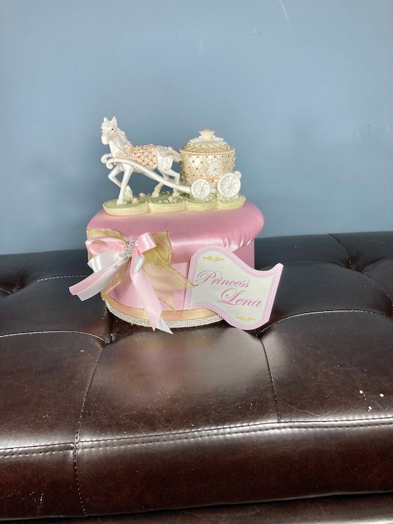 CINERELLA COACH CENTERPIECE, Fairytale Wedding Centerpiece, Fairytale 1st Birthday, Fairytale Sweet 16, Princess Shower Decor, Princess