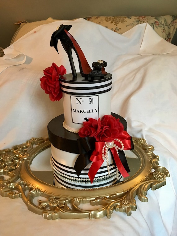 Shopping and Fashion Themed Centerpieces for Sweet 16, 21st, 30th