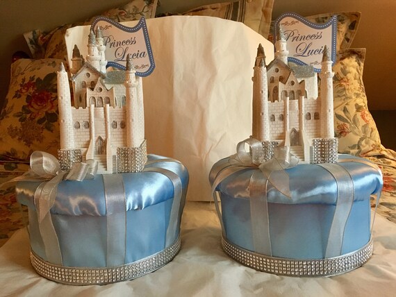 Cinderella Castle Centerpiece Princess Birthday Party Princess Etsy