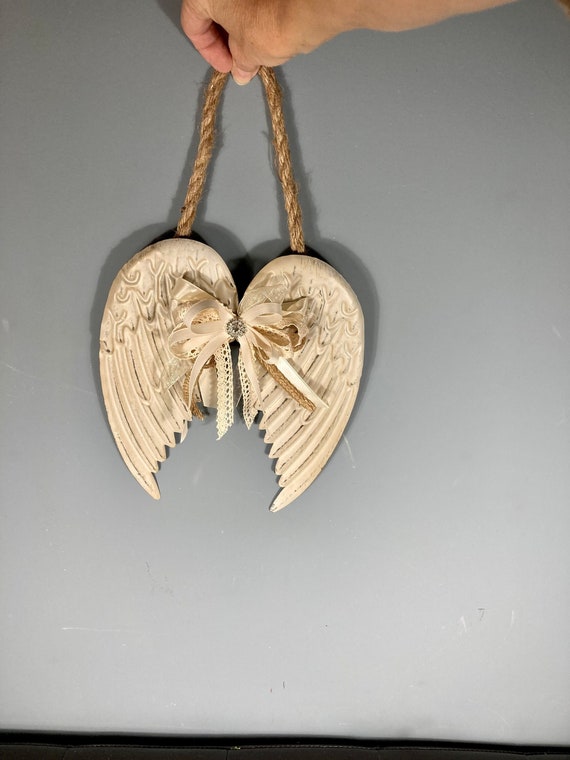 ANGEL WINGS, Angel Wing Home Decor, Angel Wings Wall Decor, Hanging Angel Wings, Baby Nursery Decor, Angel Wings Christmas Ornament, Cherub