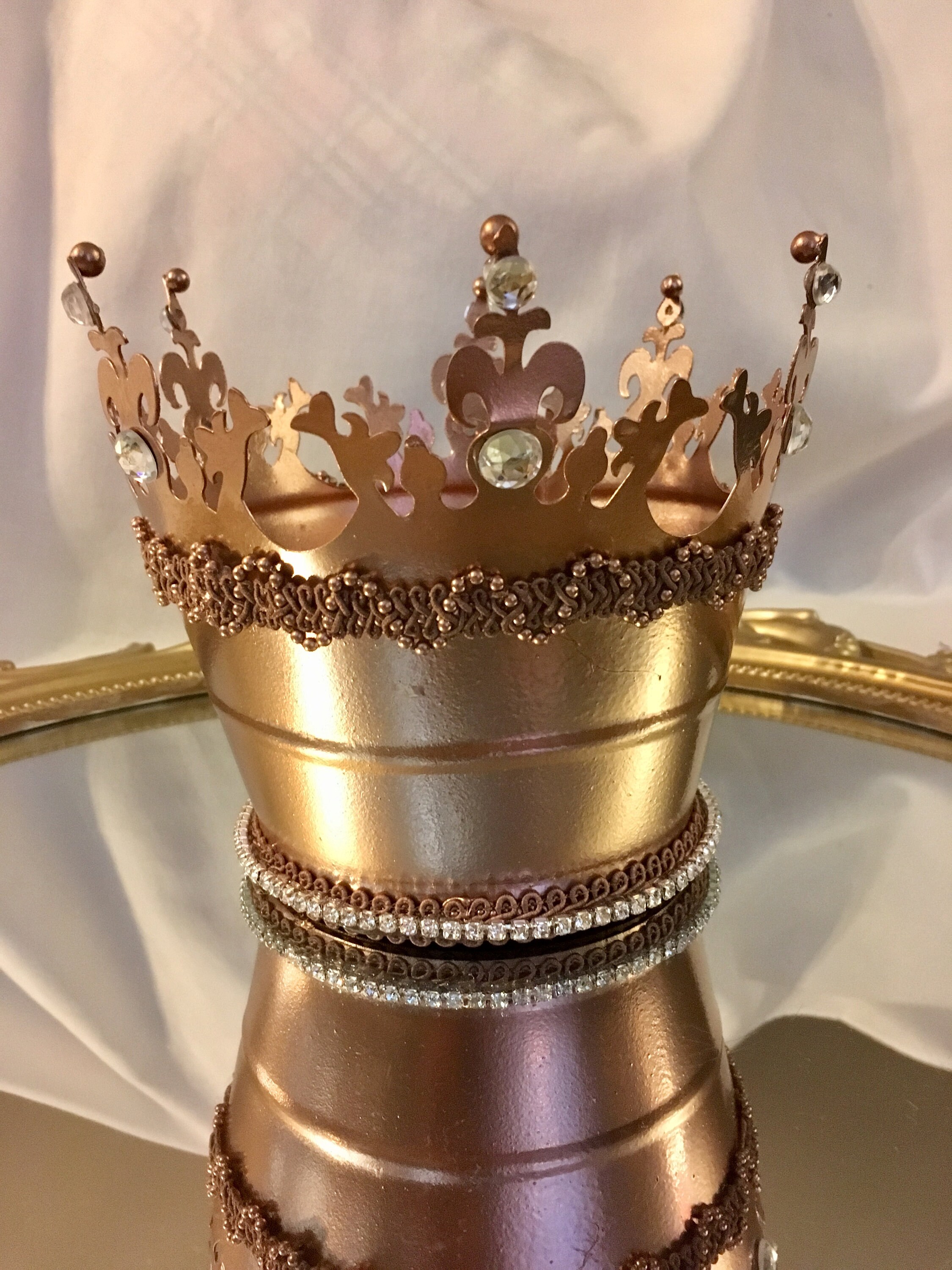 Rose Gold Pointed Crown Crown Centerpiece Crowns Crown
