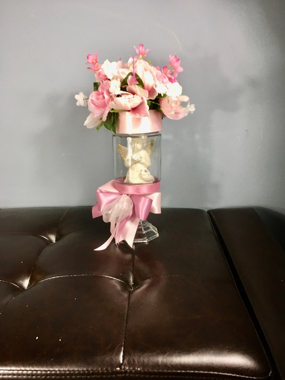 ANGEL CENTERPIECE, First Holy Communion, Boy's Communion Centerpiece, Girl's Communion Centerpiece, Christening Centerpiece, Baptism Decor