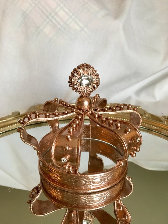 Rose Gold Crown Decorations Rose Gold Royal Wedding Rose Etsy