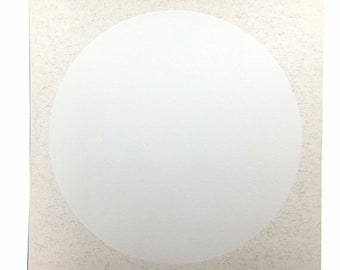 INKSTON Beige Circle mounted Xuan Paper (10 pieces)