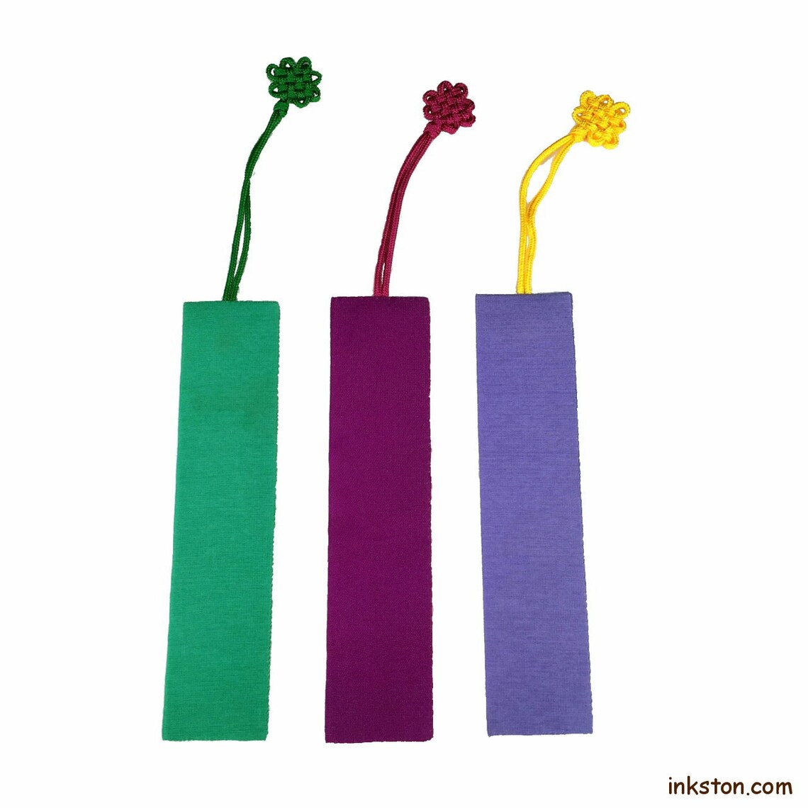 Handmade Silk Bookmark Set of 3 With Peony Flowers Etsy