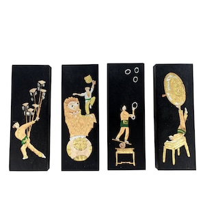 INKSTON Old Hu Kai Wen 杂技图 Circo juego de tinta china tradicional