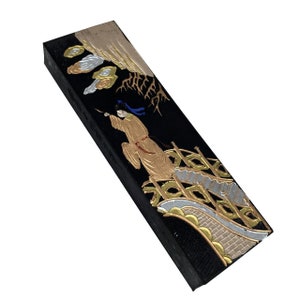 INKSTON Old Hu Kai Wen 司马题稿 Si Ma Poetry Quan Soot Black Inkstick