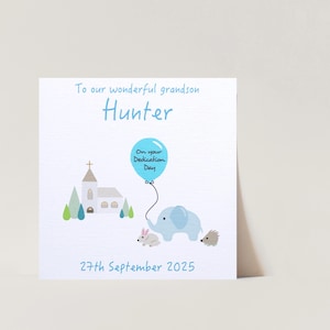 Carte de vœux pour garçons | Personnalisé pour fils filleul petit-fils frère neveu arrière petit-fils bébé garçon petit garçon cousin arrière-neveu