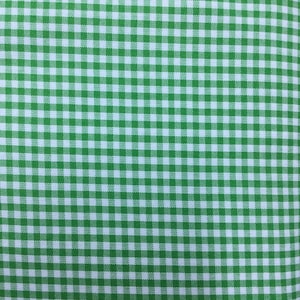 Gingham by Robert Kaufman 1/8” cotton in Kelly green