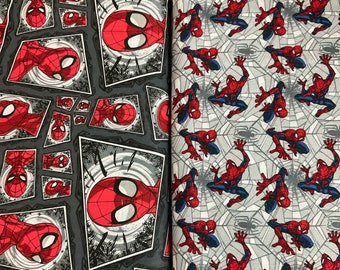 Spider-Man Cotton Fabric by the Yard