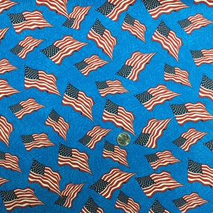 Flags or patriot theme fabric