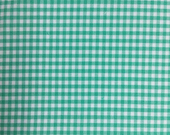 Gingham 1/8” color sea foam by Robert Kaufman