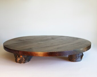 rustic wedding cake stand
