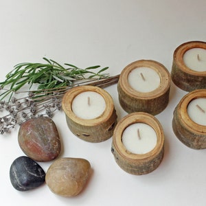 5 Willow, Pine or Aspen Tea Light Holders, Rustic Wedding Décor, House Warming Gift, Baby/Bridal Shower Décor image 6