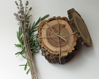 Elm coasters, wood slices, wood coasters, reclaimed elm coasters, reclaimed wood