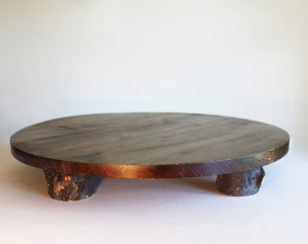Rustic cake stand, Rustic wedding cake stand, Wood cake stand, Rustic cupcake stand, Grooms cake, Birthday cake stand, Cake stand