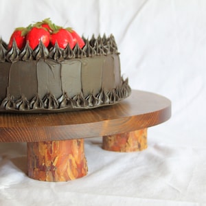 20 Inch Rustic Cake Stand, Rustic Wedding Cake Stand, Wood Cake Stand,  Rustic Cupcake Stand, Grooms Cake, Birthday Cake Stand, Cake Plate