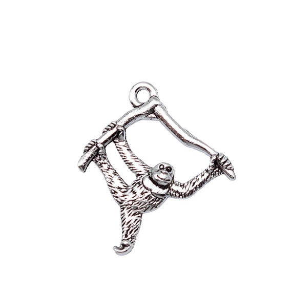 【公式】 15 or 40PCS, Antique Silver Tone Gorilla, Ape, Monkey Charm アクセサリー