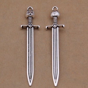 Silver Sword Metal Bookmark Blanks