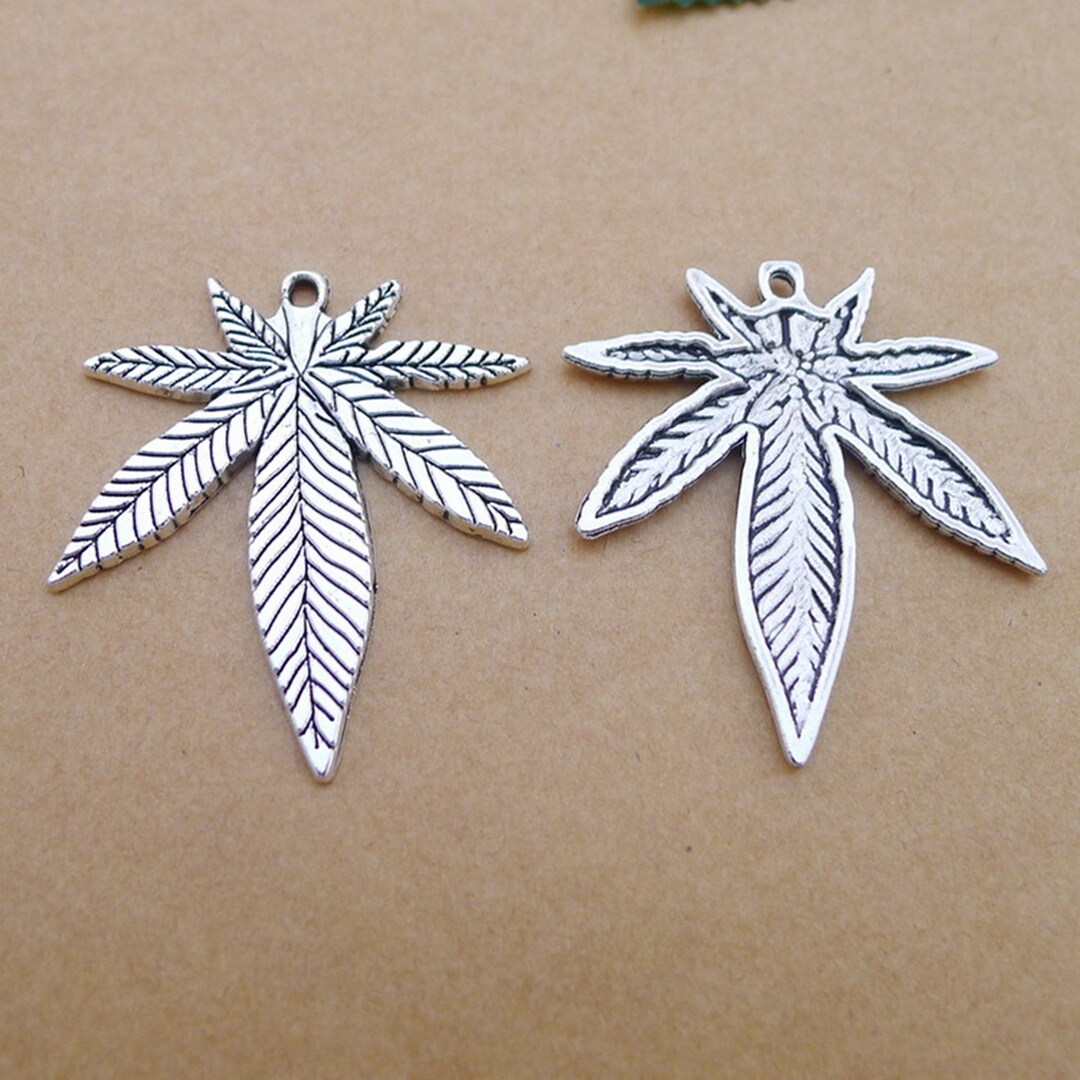 Multi Weed Charms Necklace Mini Marijuana Leaf Necklace