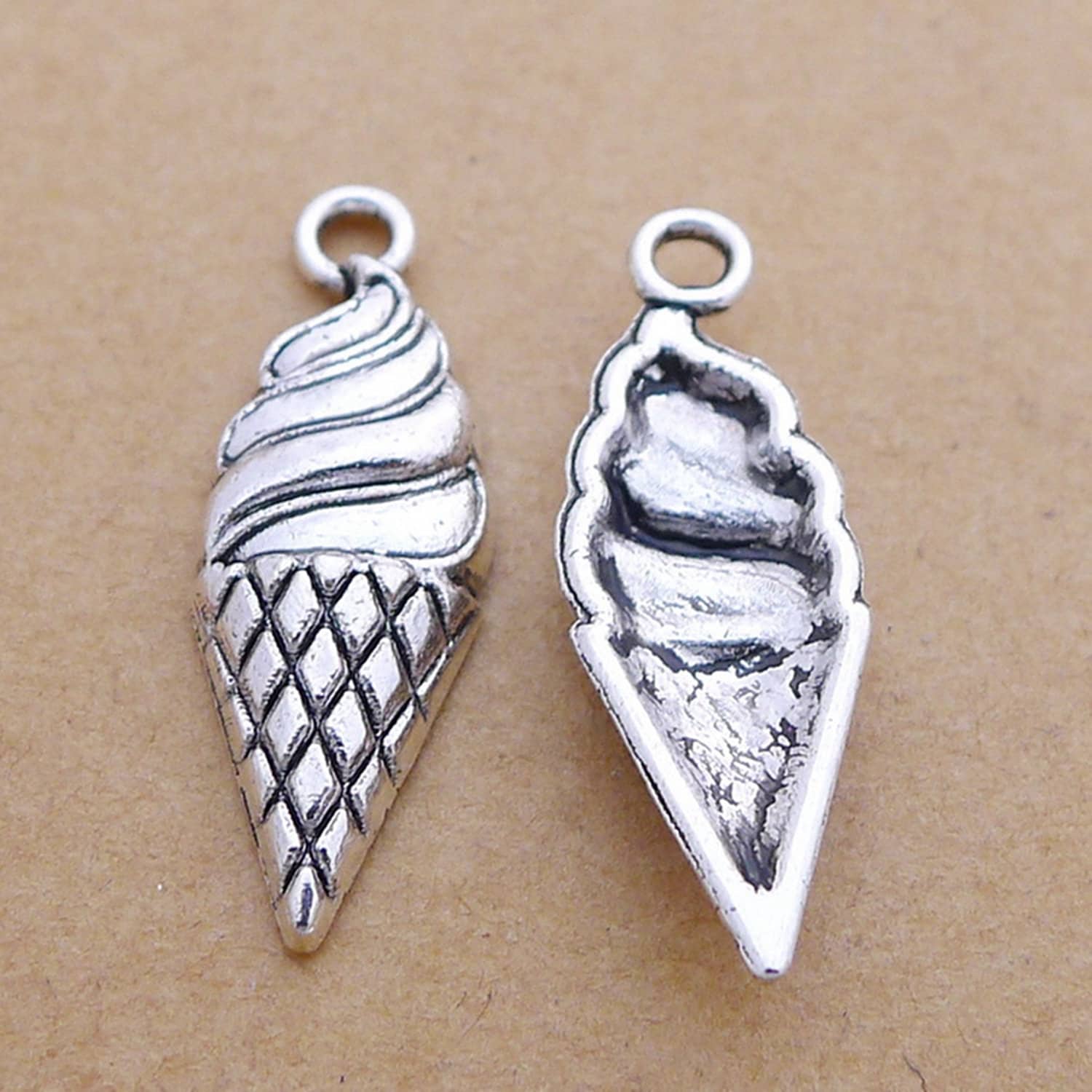  Hicarer 48 Pieces Resin Ice Cream Cup Charms Pendants