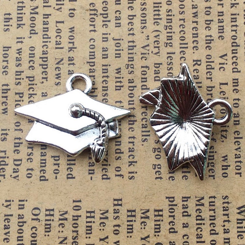 Graduation Cap Charm - Etsy