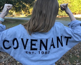 Gray Long sleeve Spirit Jersey "Covenant"