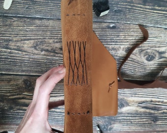 Upcycled leather journal, A5 handmade notebook, blank journal, leather sketchbook, art journal gift, gift for notebook lover