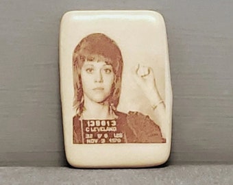 Jane Fonda Mugshot Magnet