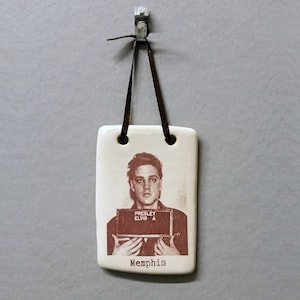 Elvis Presley Mugshot Ornament