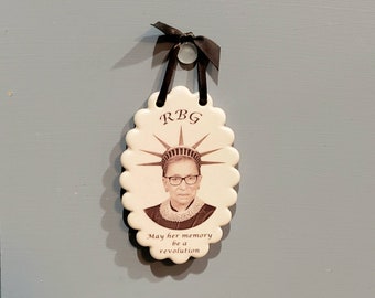 RBG Ruth Bader Ginsburg Ornament