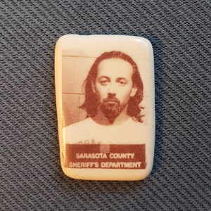 Pee-wee Herman Mugshot Pin