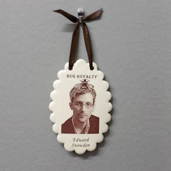 Bug Royalty Ornament - Edward Snowden