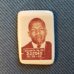 John Lewis Mugshot Pin