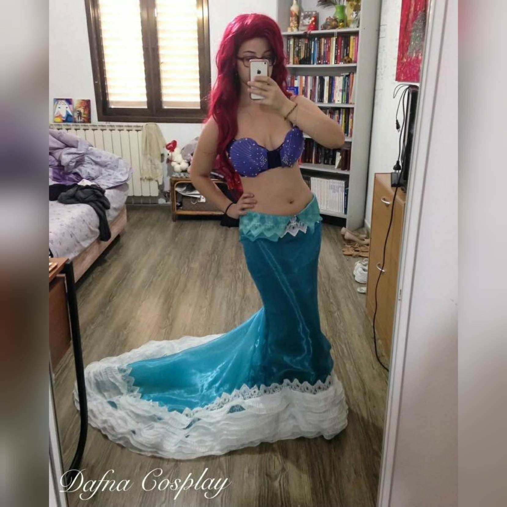 SALE the Little Mermaid Ariel Cosplay Costume Skirt Tail Bra - Etsy UK