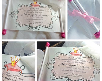 scroll invitation etsy