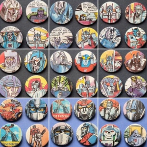 Transformers Comic Book Badge Packs Group 1