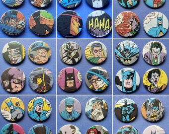 Batman/Villains Comic Book Badge Packs Group 2