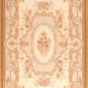5.11 x 9.1 Aubusson Carpet Brand New High Quality